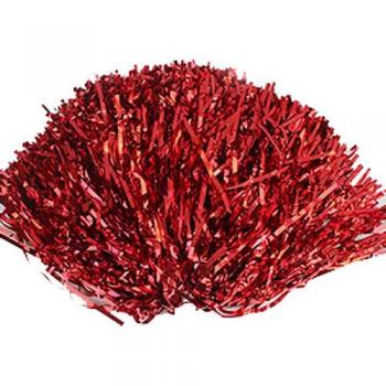 Costume de majorette avec pompons rouges