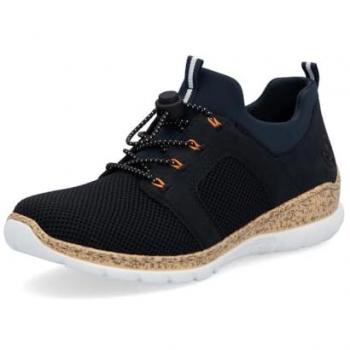 Scarpe Rieker Slip-On con Dettaglio Marino
