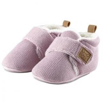 Zapatos Bebé Sterntaler Rosa Melange con Diseño de Puntos