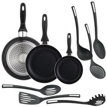 Wellhome Set de Sartenes y Utensilios de Cocina
