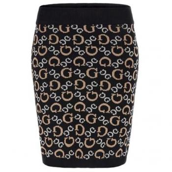 Jupe Guess courte avec monogramme – Q4BD41 Z2UP0