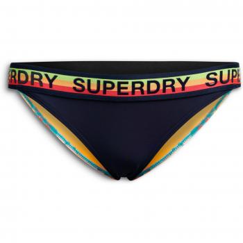 Superdry Damen Bikinihose Logo Classic aus recyceltem Polyester, nachhaltig