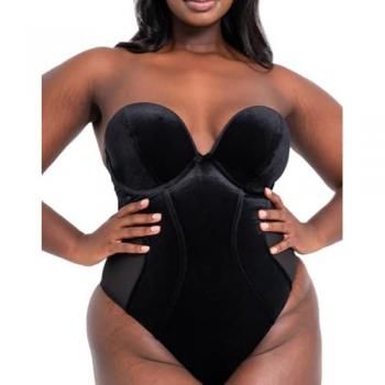Strapless Scantilly Icon Padded Body, Black – Multiway Edition
