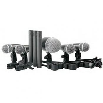 Set de 8 micros batterie Proel DHM8XL