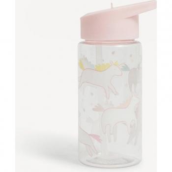 Botella Infantil Unicornios con Boquilla y Cierre de Seguridad