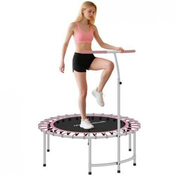 FlexFit 40 Pink Trampoline with 5‑Stage Handle