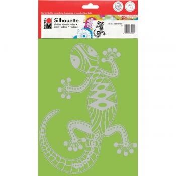 Marabu DIY Gecko Wall Art Stencil DIN A4