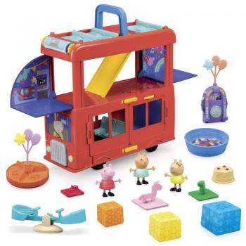 Autobús De Fiestas 2 En 1 con 16 accesorios Peppa Pig