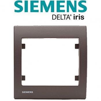 Plaque simple Delta Iris Marron Soft SIEMENS