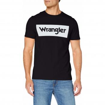 Camiseta Wrangler con Logo, Talla XXX-Large, Color Negro