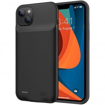Power Bank Funda 7000mAh para iPhone 14 Negro Estilo A