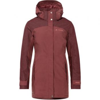 Veste d’hiver anti‑vents Skomer II femme – VAUDE – Dark Cherry – respirante, chaude – 900 g