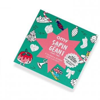 Coloriage grand sapin – Poster d’hiver