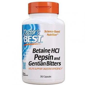 Doctors Best Betaine HCl Pepsin & Gentian Bitters