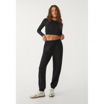 Stradivarius Jogger Nero Medium Tocco Morbido