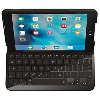 Logitech Custodia da Tastiera per iPad Mini 4, QWERTY, Layout Italiano, Nero