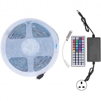 Decoración Interior LED 5050, 5m, Control de Sonido y Llave USB
