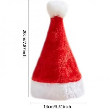 Chapeau de Père Noël 3D pour animaux