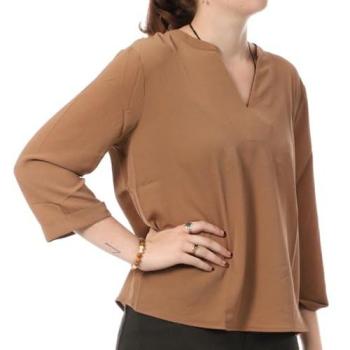 Camicetta “Piper” Jdy 15308908 XS con stampa di cocco tostato