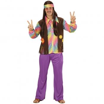 Disfraz Arcoíris de Hippie para Hombre