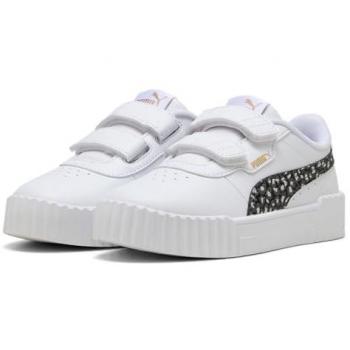 Modelo Carina 3.0 de Puma – Zapatillas infantiles Animal V PS, blanco