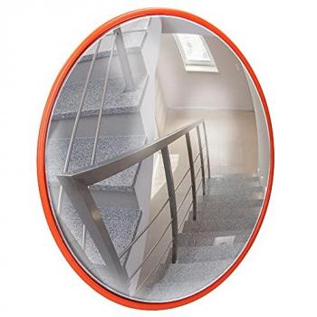 Traffic‑Mirror Rot 45 cm, schwenkbares Kunststoffgestell mit PP‑Stahl-Frame