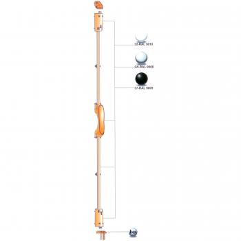 Crémone de Secours PANAMA – Ensemble Pênes Blanc RAL 9010