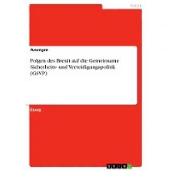Folgen des Brexit auf die Gemeinsame Sicherheits