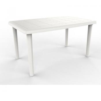 Mesa OLOT Garbar 140x90 Blanco para Interiores y Exteriores