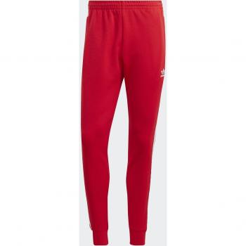 Red Adidas Trackpant for Men, Size S – Scarlet/White Edition