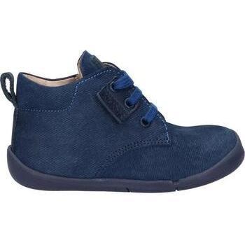 Tênis KICKERS WAZZAP CUIR NAPPA 103 MARINE JEANS para Meninos