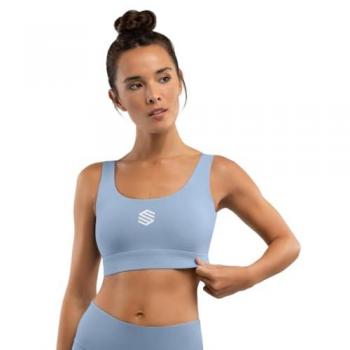 Sujetador deportivo fitness Mujer Fartlek Blue SIROKO Azul Cielo XL