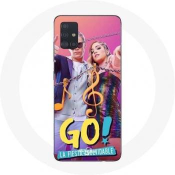 Coque pour Samsung Galaxy A71 Mía Cáceres et Juanma Portolesi Poursuis Tes Rêves Go! Vive à ta manière