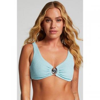 Top de Bikini Crinkle Azul Hunkemöller