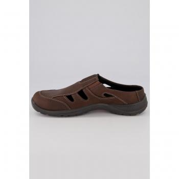 JP1880 Men's Plus Size Brown Leather Loafers, Size 9.5