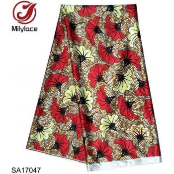 Milylace African Wax Pattern Satin Fabric SA17049
