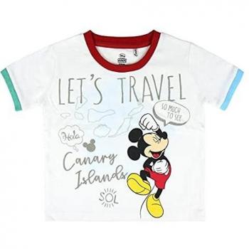 Camiseta de Manga Corta Infantil Mickey