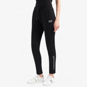 Chaqueta Negra Estilo Shiny Extended Logo EA7