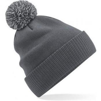 Beechfield Graphite Grey Recycled Snowstar Beanie