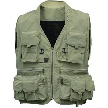 Men's Outdoor Fishing Vest with Life Jacket and Pockets
