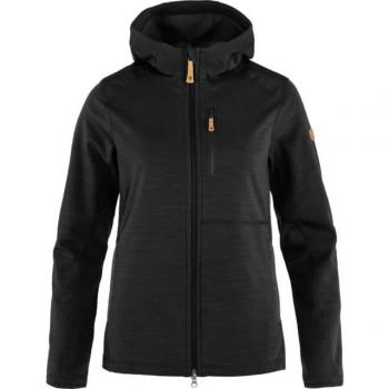 Fjällräven Damen Fleecejacke Keb Hoodie Schwarz