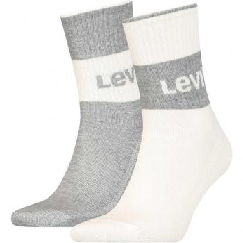 Eco Levi’s Calze Sport Corte Grigio-Bianco – 43‑46 (due paia)
