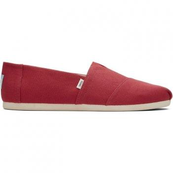 Toms Alpargata Hombre Lona Roja Reciclada