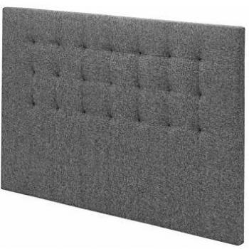 EBAC Tête de lit design Gaia – Gris, L.150, fixation au sol ou sommier