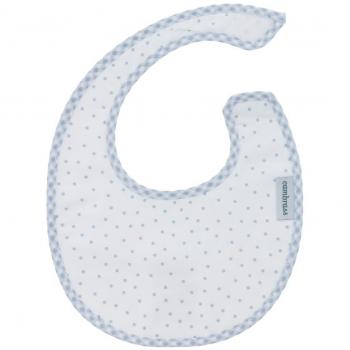 Bavetta Rotonda Velcro Vichy 10 – Azzurro Mota 16 × 19 × 1 cm