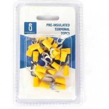 Ajustador Amarillo de Horquilla para Cable 1.5/2.5 mm (6.3 mm) CF=PZ20
