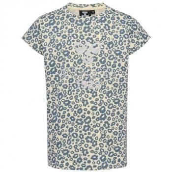 Hummel Annika Youth T‑Shirt – Short Sleeve, 110 cm, Bright Yellow