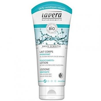 Lavera Basis Sensitiv Body Lotion with Jojoba Bio and Aloe Vera Bio (Natural Ingredients)