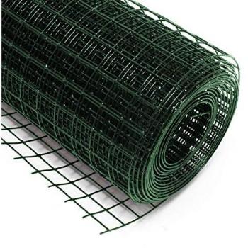 Wiltec Gartenzaun 19×19 mm Stahl Drahtgitter – 10 m Länge – 0,9 mm – Volierendraht