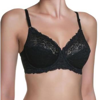 Triumph Bügel-BH Compliment Schwarz 95G Spitze transparent